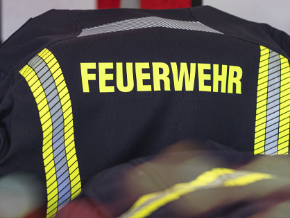 Feuerwehr Jacke bedruckt